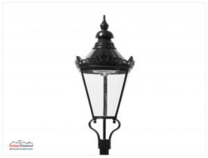 Huckley Lantern with Decorative Crown Victorian Style