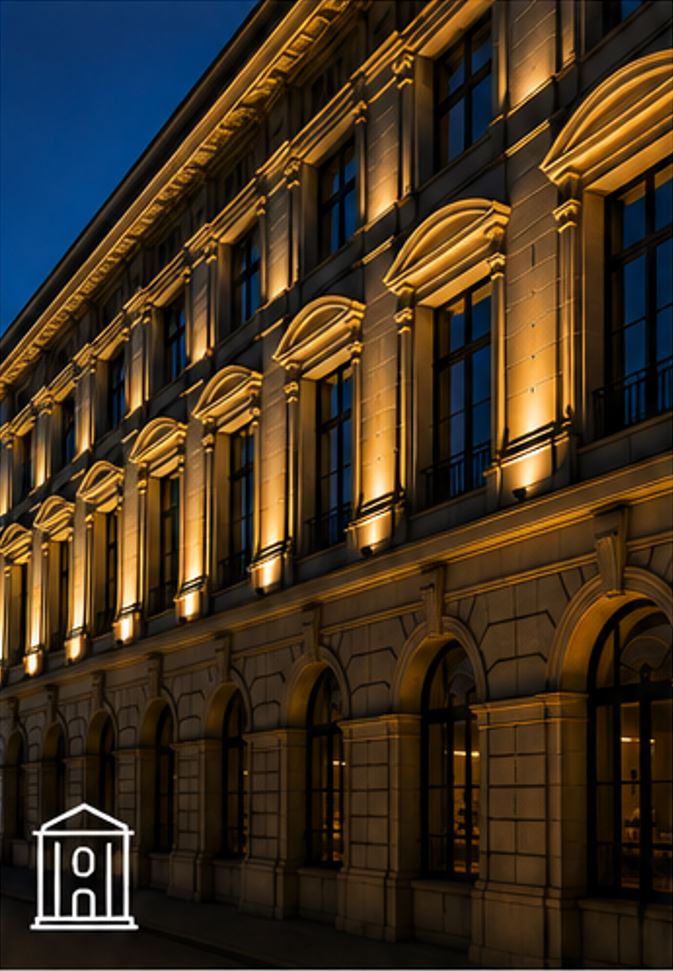 Facade Lighting Design Services Ireland - Designlux